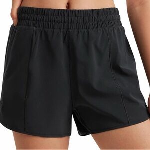 CRZ YOGA Kids Black Athletic Shorts